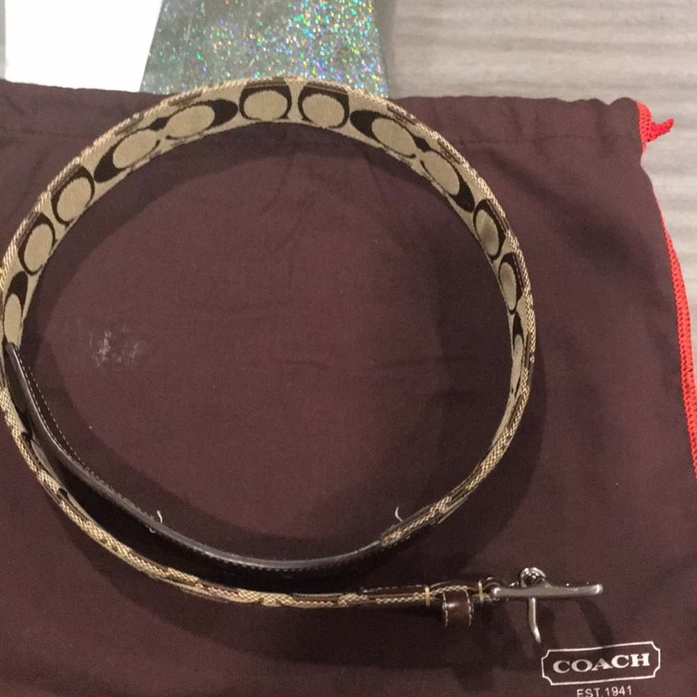 Coach belt “Sold”